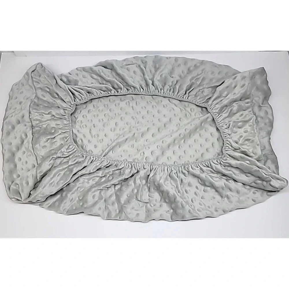 Changing‎ Pad Cover Gray Dot Minky 16
